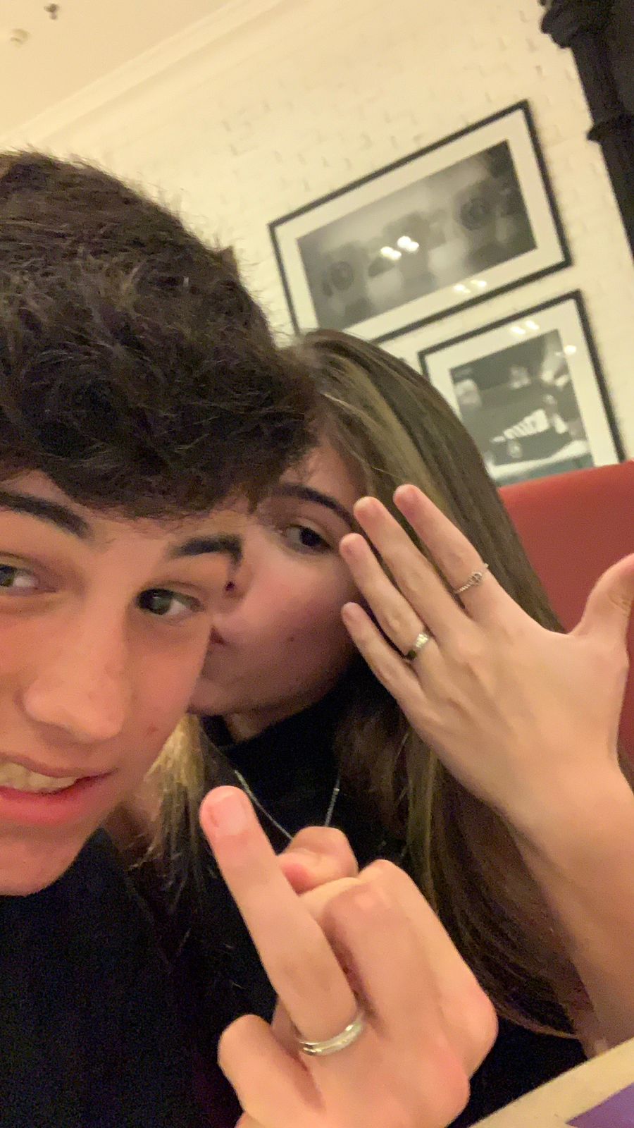 Foto do início do namoro